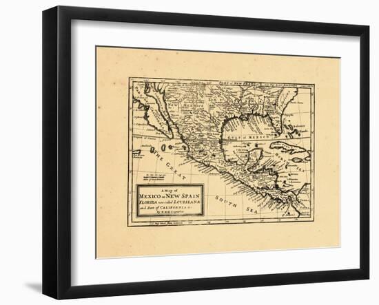 1745, Mexico, United States-null-Framed Giclee Print