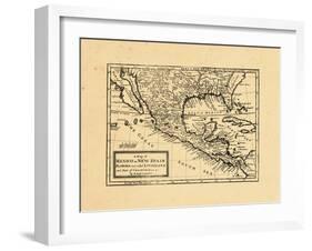 1745, Mexico, United States-null-Framed Giclee Print