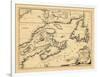 1746, New Brunswick, Newfoundland and Labrador, Nova Scotia, Prince Edward Island-null-Framed Giclee Print