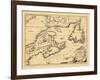 1746, New Brunswick, Newfoundland and Labrador, Nova Scotia, Prince Edward Island-null-Framed Giclee Print