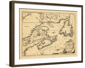 1746, New Brunswick, Newfoundland and Labrador, Nova Scotia, Prince Edward Island-null-Framed Giclee Print