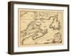 1746, New Brunswick, Newfoundland and Labrador, Nova Scotia, Prince Edward Island-null-Framed Giclee Print