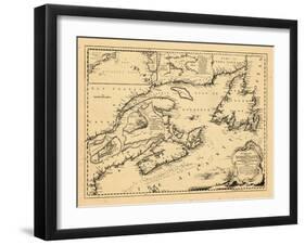 1746, New Brunswick, Newfoundland and Labrador, Nova Scotia, Prince Edward Island-null-Framed Giclee Print