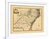 1747, Florida, Georgia, North Carolina, South Carolina-null-Framed Giclee Print