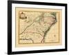 1747, Florida, Georgia, North Carolina, South Carolina-null-Framed Giclee Print