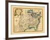 1747, United States, Louisiana, Florida and Canada-null-Framed Giclee Print