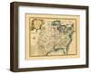 1747, United States, Louisiana, Florida and Canada-null-Framed Giclee Print