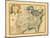 1747, United States, Louisiana, Florida and Canada-null-Mounted Giclee Print