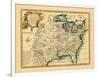 1747, United States, Louisiana, Florida and Canada-null-Framed Giclee Print