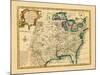 1747, United States, Louisiana, Florida and Canada-null-Mounted Giclee Print