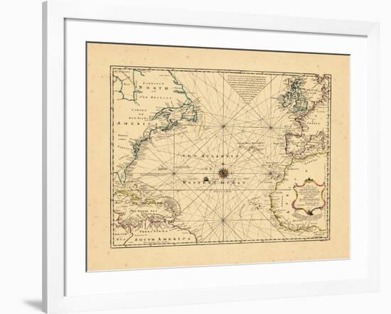 1748, Atlantic Ocean-null-Framed Giclee Print