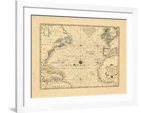 1748, Atlantic Ocean-null-Framed Giclee Print