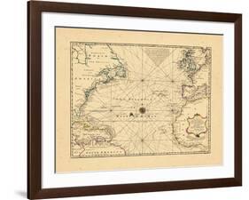 1748, Atlantic Ocean-null-Framed Giclee Print