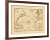 1748, Atlantic Ocean-null-Framed Giclee Print