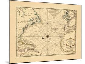 1748, Atlantic Ocean-null-Mounted Giclee Print