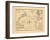 1748, Atlantic Ocean-null-Framed Giclee Print