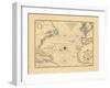 1748, Atlantic Ocean-null-Framed Giclee Print