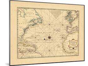 1748, Atlantic Ocean-null-Mounted Giclee Print