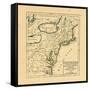 1749, Connecticut, Maine, Maryland, Massachusetts, New Hampshire, New Jersey, New York, North Carol-null-Framed Stretched Canvas