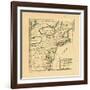 1749, Connecticut, Maine, Maryland, Massachusetts, New Hampshire, New Jersey, New York, North Carol-null-Framed Giclee Print