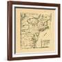 1749, Connecticut, Maine, Maryland, Massachusetts, New Hampshire, New Jersey, New York, North Carol-null-Framed Giclee Print