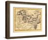 1749, Illinois, Indiana, Michigan, Minnesota, New York, Ohio, Ontario, Pennsylvania, Wisconsin-null-Framed Giclee Print