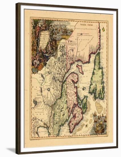 1750, Canada-null-Framed Premium Giclee Print