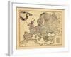 1751, Europe-null-Framed Giclee Print