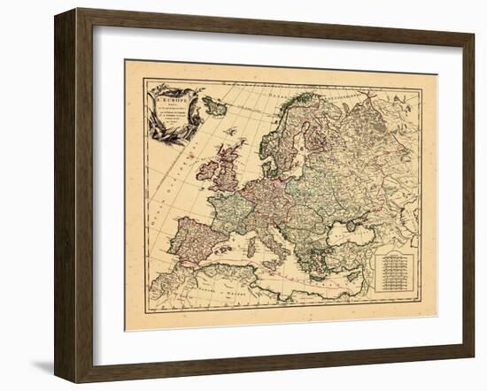 1751, Europe-null-Framed Giclee Print