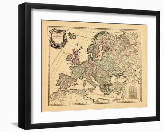 1751, Europe-null-Framed Giclee Print