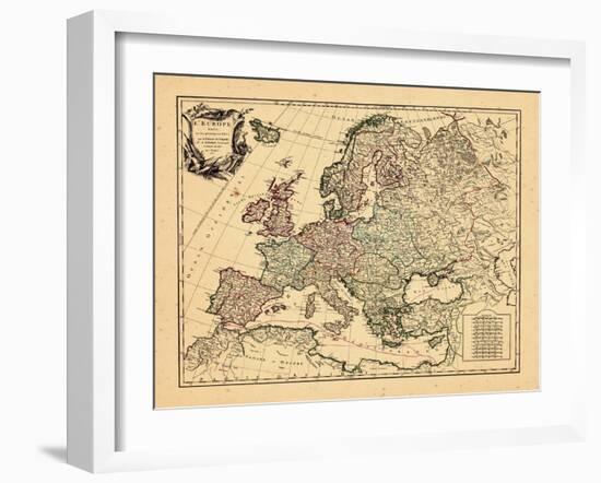 1751, Europe-null-Framed Giclee Print