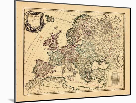 1751, Europe-null-Mounted Giclee Print