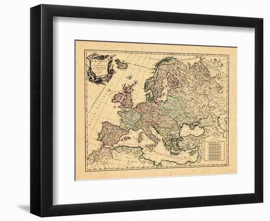 1751, Europe-null-Framed Giclee Print