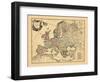 1751, Europe-null-Framed Giclee Print