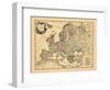 1751, Europe-null-Framed Giclee Print