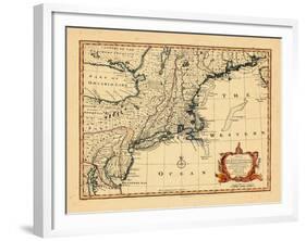 1752, Connecticut, Maine, Maryland, Massachusetts, New Hampshire, New Jersey, New York-null-Framed Giclee Print