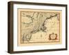 1752, Connecticut, Maine, Maryland, Massachusetts, New Hampshire, New Jersey, New York-null-Framed Premium Giclee Print