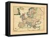 1752, Europe-null-Framed Stretched Canvas