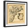 1755, Connecticut, Georgia, Maine, Maryland, Massachusetts, New Brunswick, New Jersey, New York-null-Framed Premium Giclee Print