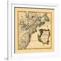 1755, Connecticut, Georgia, Maine, Maryland, Massachusetts, New Brunswick, New Jersey, New York-null-Framed Giclee Print