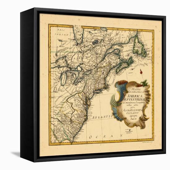 1755, Connecticut, Georgia, Maine, Maryland, Massachusetts, New Brunswick, New Jersey, New York-null-Framed Stretched Canvas