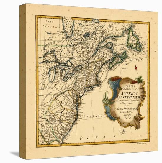 1755, Connecticut, Georgia, Maine, Maryland, Massachusetts, New Brunswick, New Jersey, New York-null-Stretched Canvas