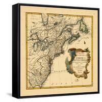 1755, Connecticut, Georgia, Maine, Maryland, Massachusetts, New Brunswick, New Jersey, New York-null-Framed Stretched Canvas