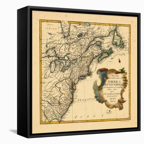 1755, Connecticut, Georgia, Maine, Maryland, Massachusetts, New Brunswick, New Jersey, New York-null-Framed Stretched Canvas