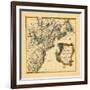 1755, Connecticut, Georgia, Maine, Maryland, Massachusetts, New Brunswick, New Jersey, New York-null-Framed Giclee Print