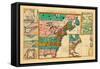 1755, English Empire in North America, United States, East Coast-null-Framed Stretched Canvas