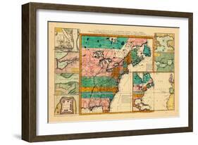 1755, English Empire in North America, United States, East Coast-null-Framed Giclee Print