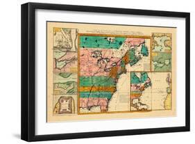 1755, English Empire in North America, United States, East Coast-null-Framed Giclee Print