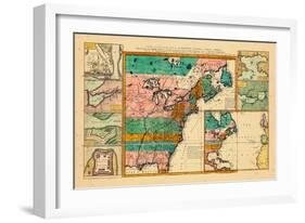 1755, English Empire in North America, United States, East Coast-null-Framed Giclee Print