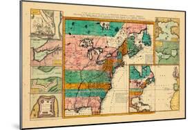 1755, English Empire in North America, United States, East Coast-null-Mounted Giclee Print